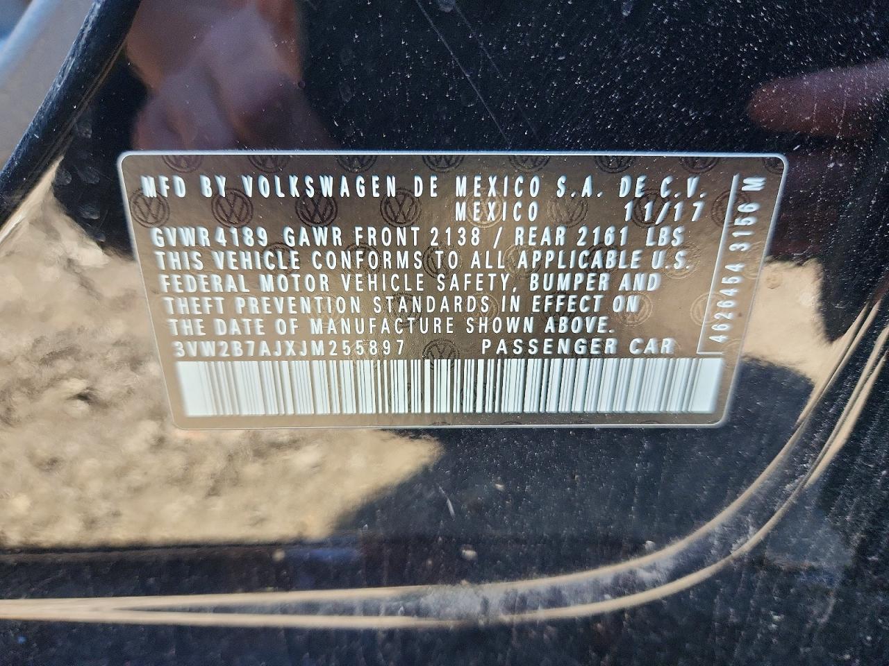 2018 VOLKSWAGEN JETTA