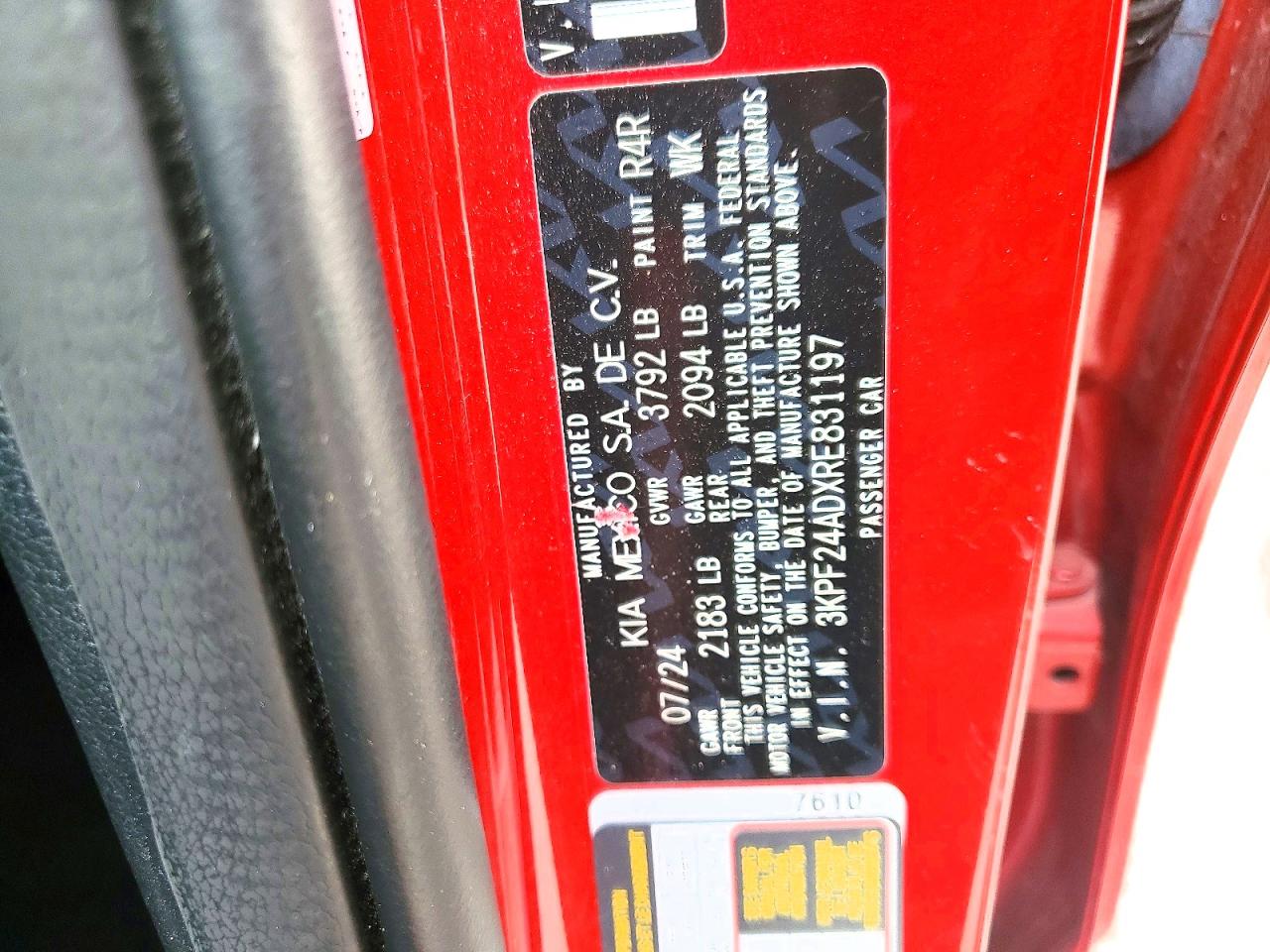2024 KIA FORTE