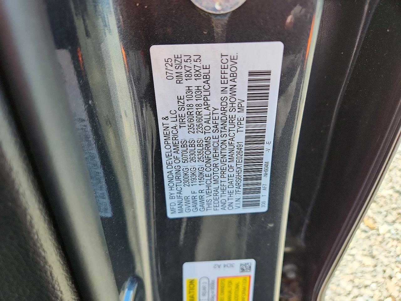 2026 HONDA CRV