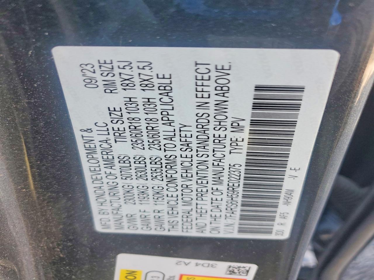 2024 HONDA CRV