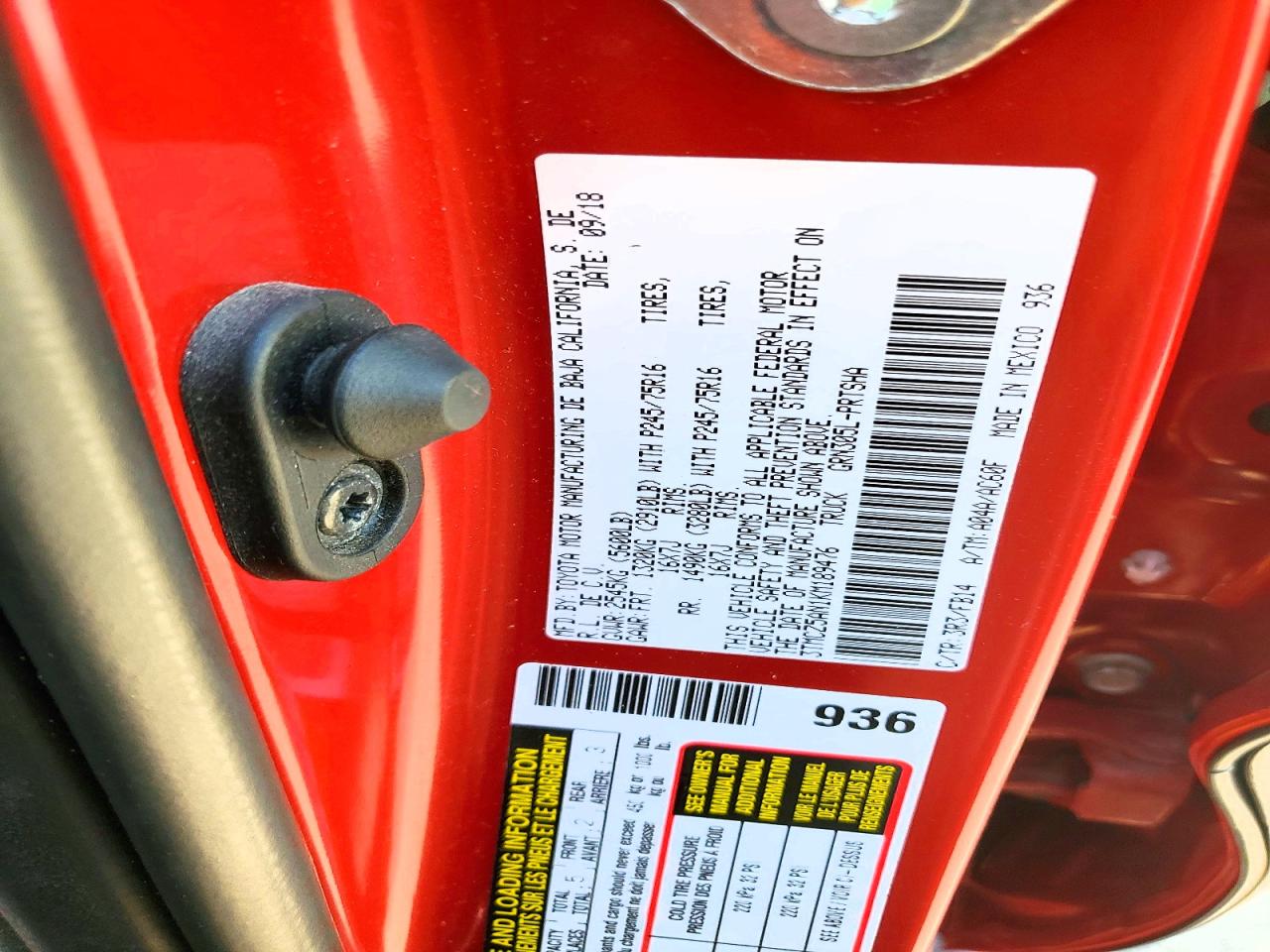 2019 TOYOTA TACOMA