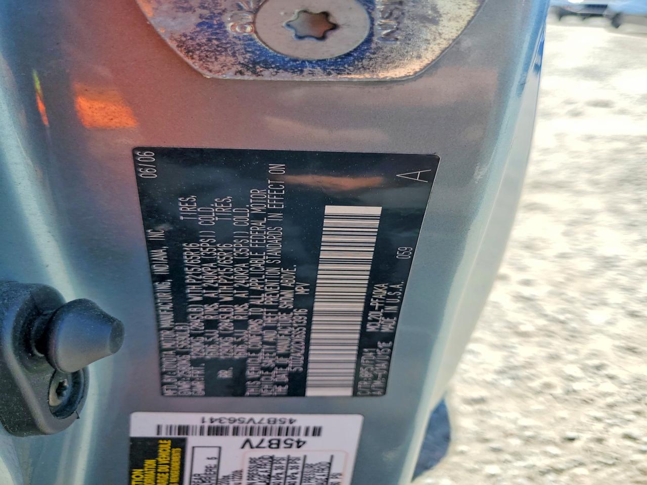 2006 TOYOTA SIENNA