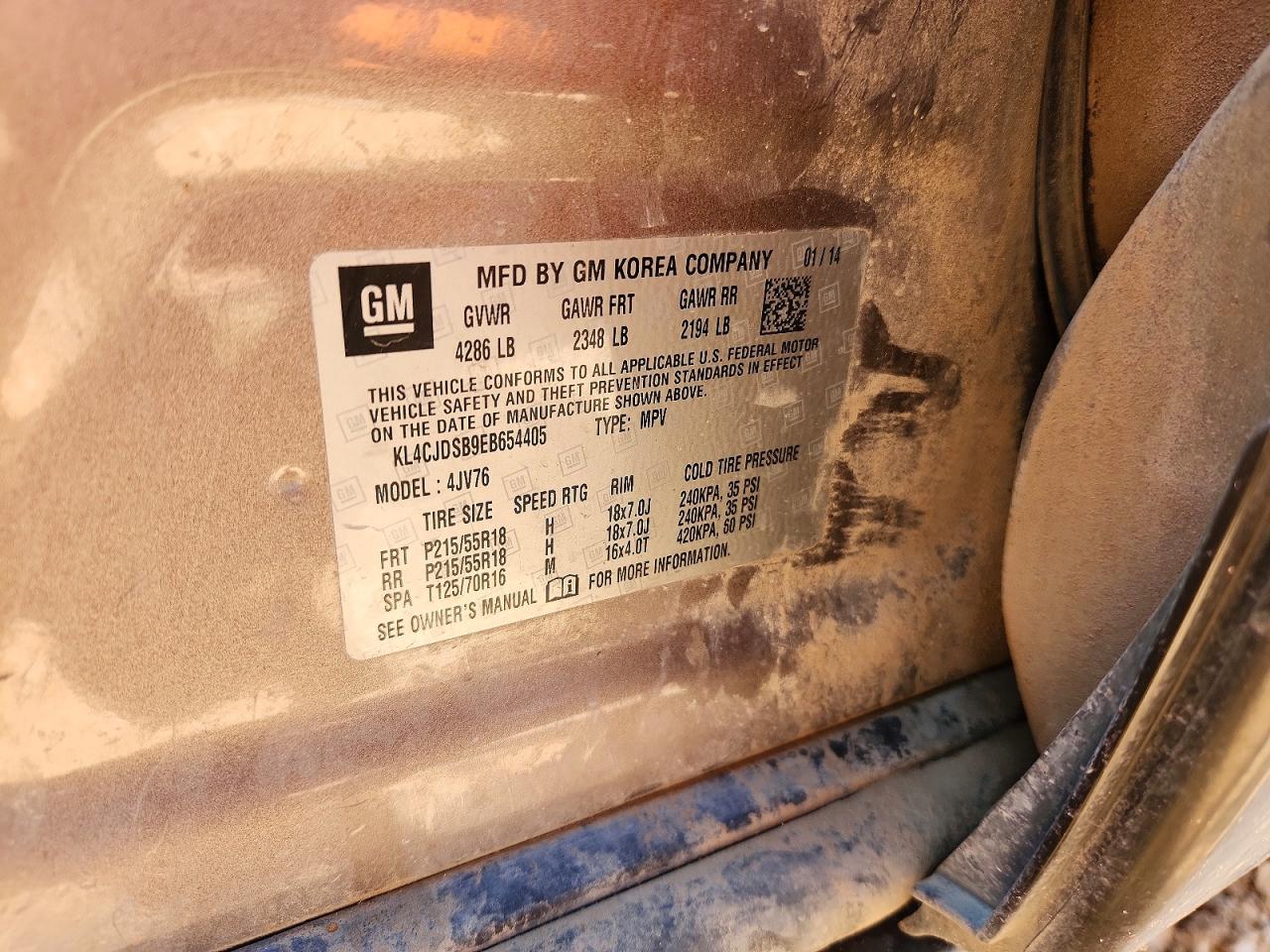 2014 BUICK ENCORE
