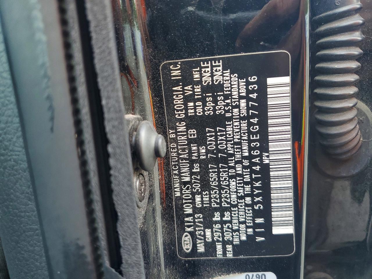 2014 KIA SORENTO