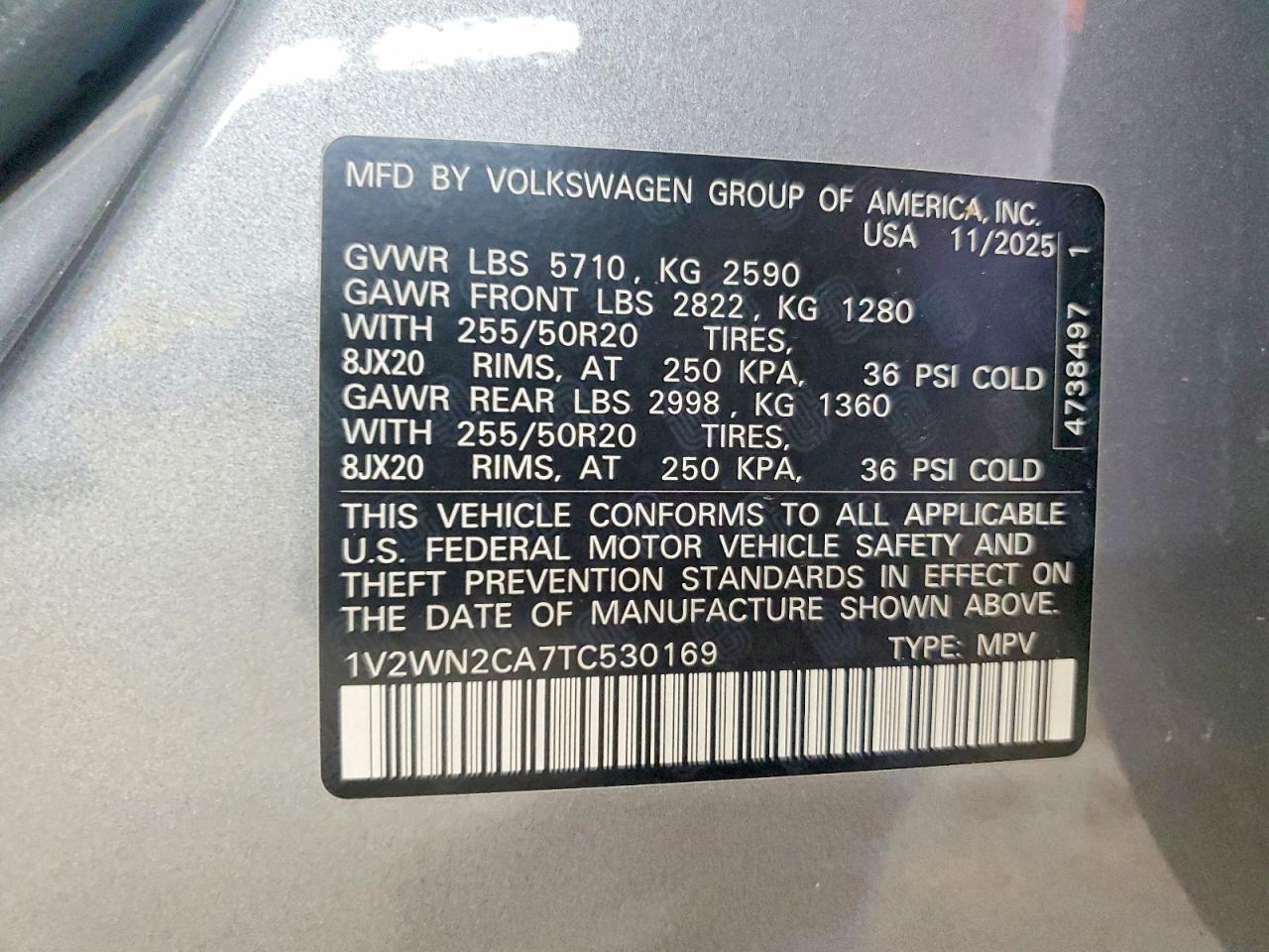 2026 VOLKSWAGEN ATLAS