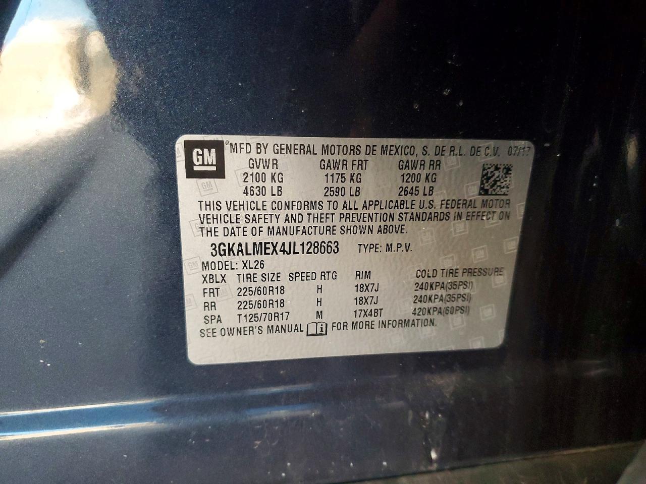2018 GMC TERRAIN
