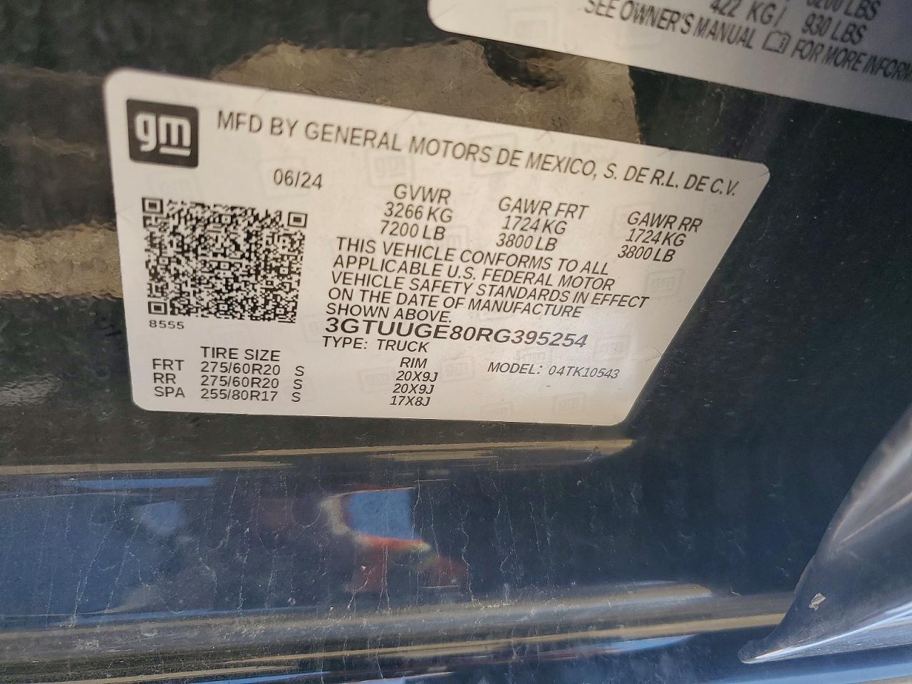 2024 GMC SIERRA