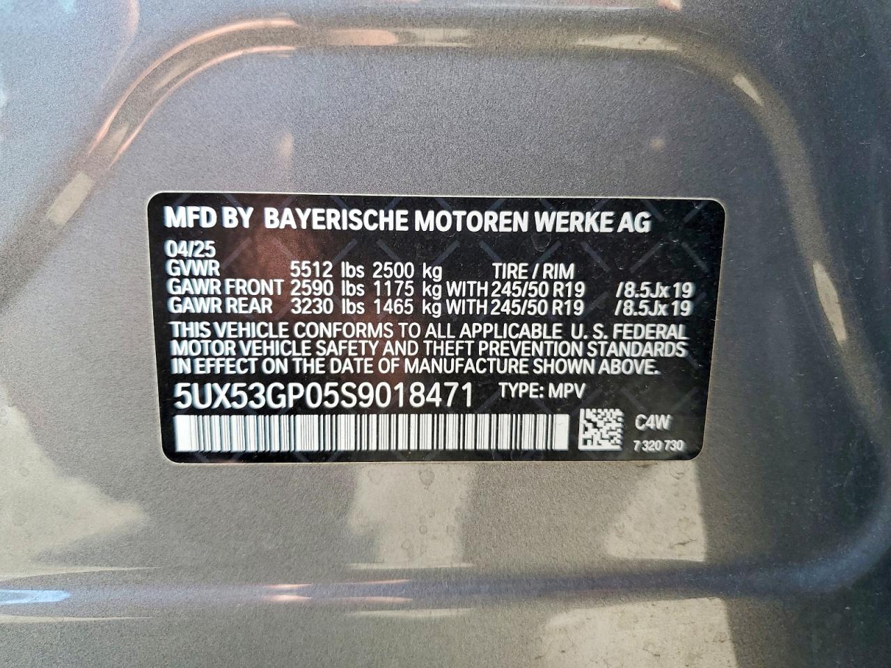 2025 BMW X3