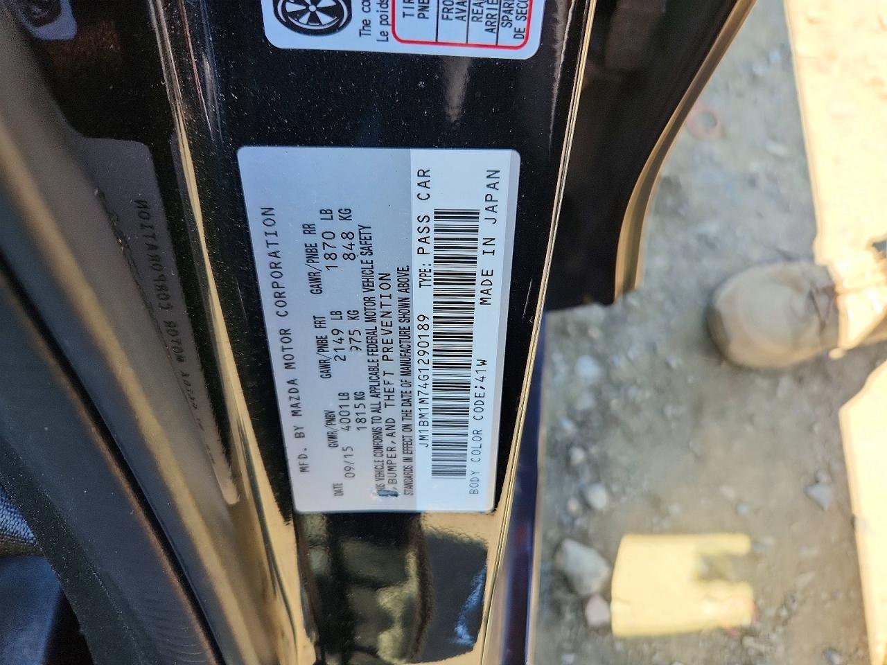 2016 MAZDA 3