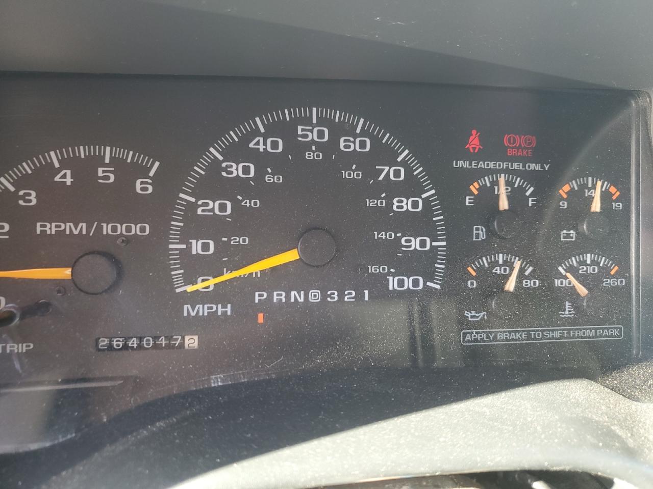 1999 CHEVROLET TAHOE