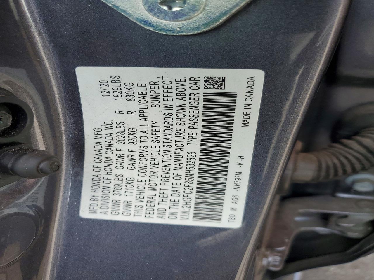 2021 HONDA CIVIC