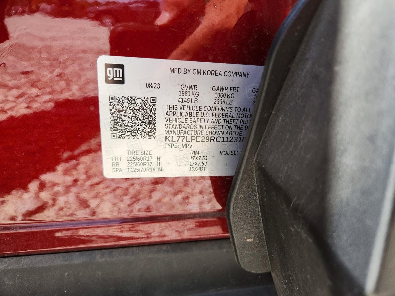 2024 CHEVROLET TRAX
