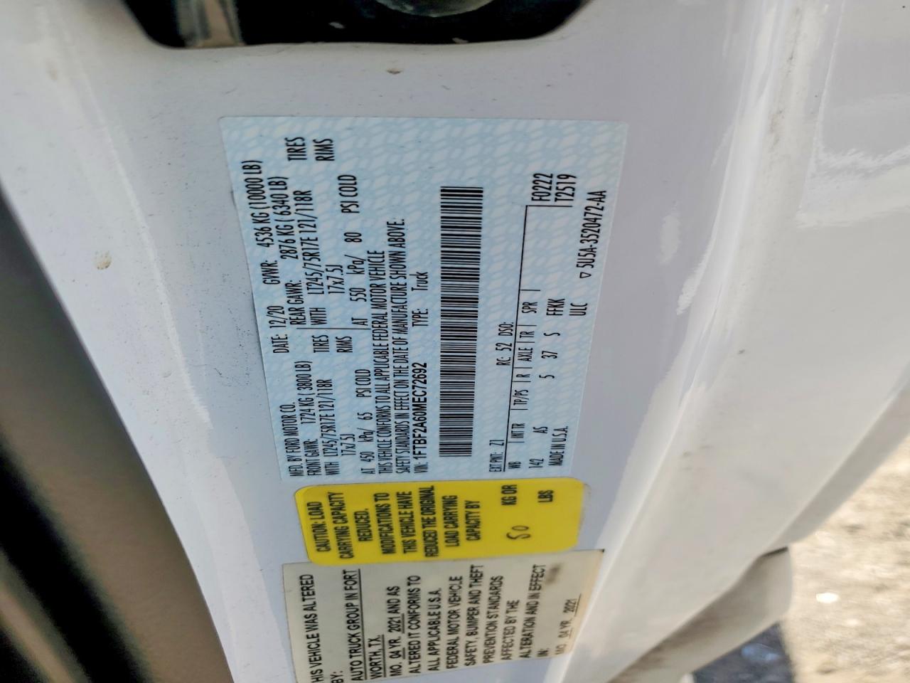 2021 FORD F250