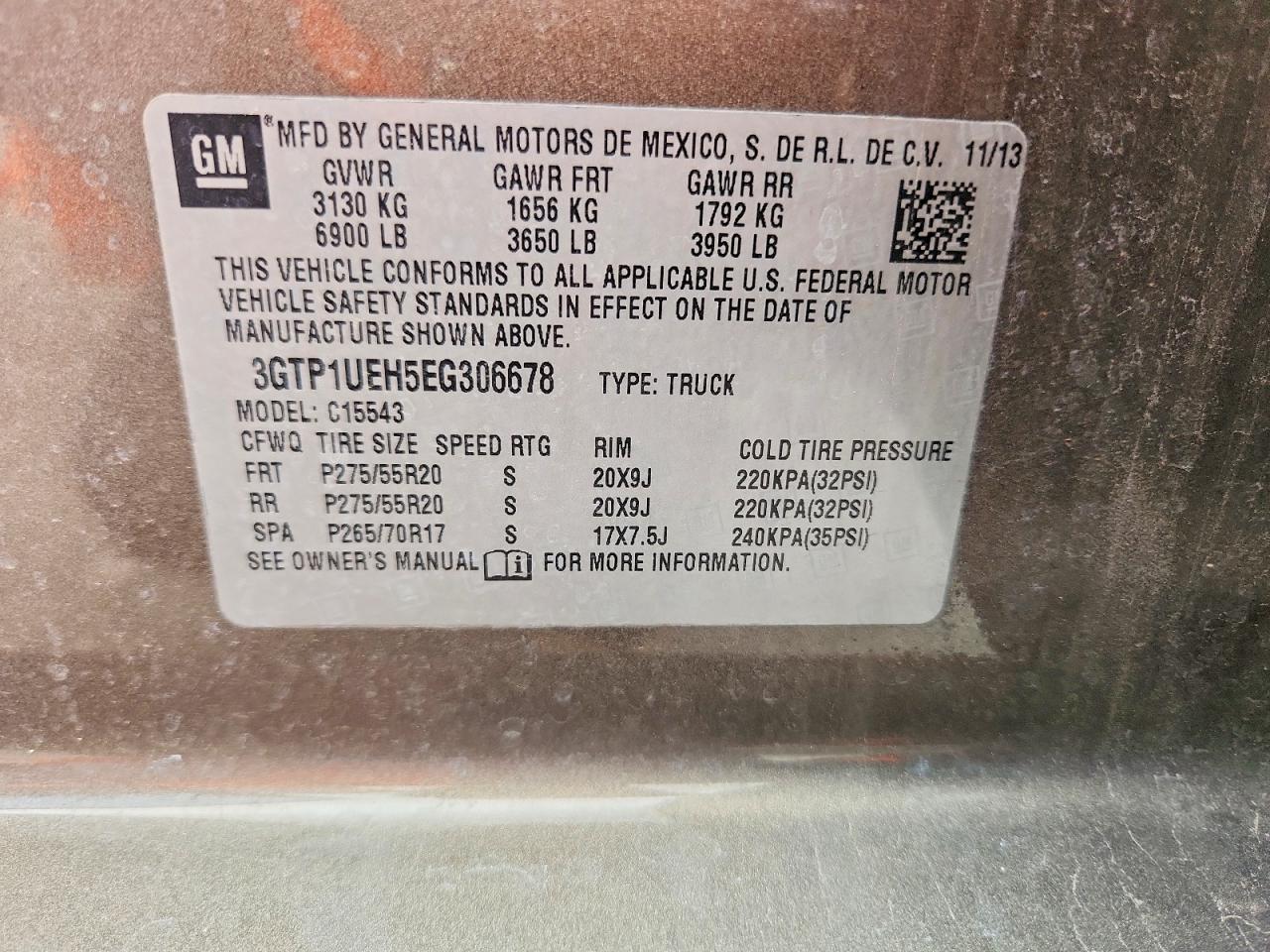 2014 GMC SIERRA