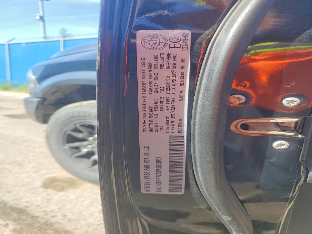 2021 RAM 1500