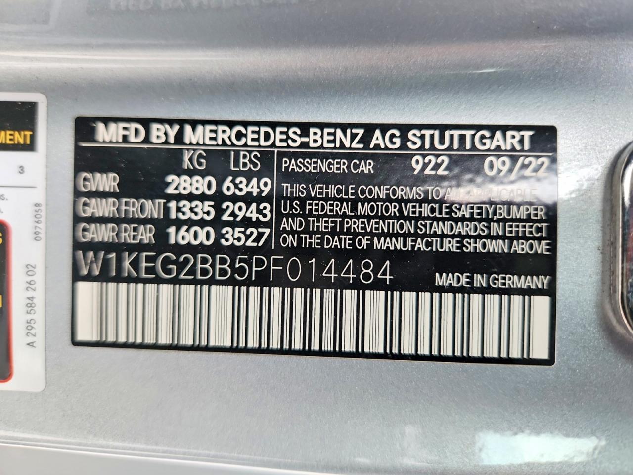 2023 MERCEDES-BENZ ALL OTHER