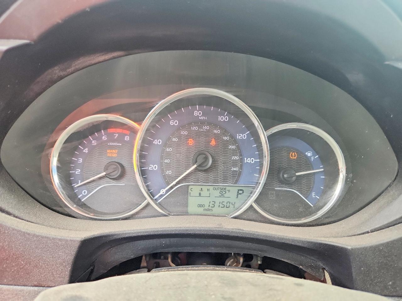 2016 TOYOTA COROLLA