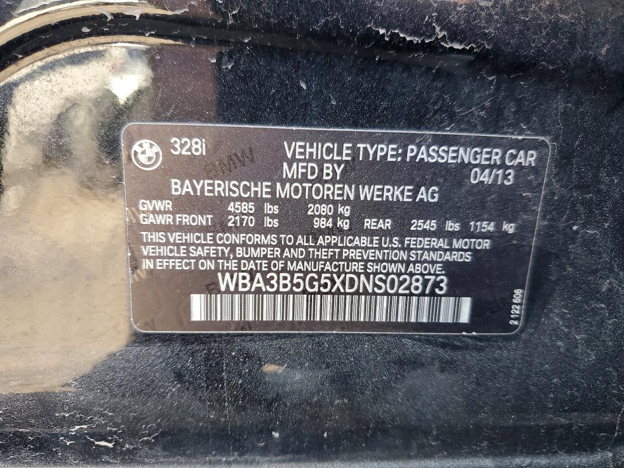 2013 BMW 3 SERIES