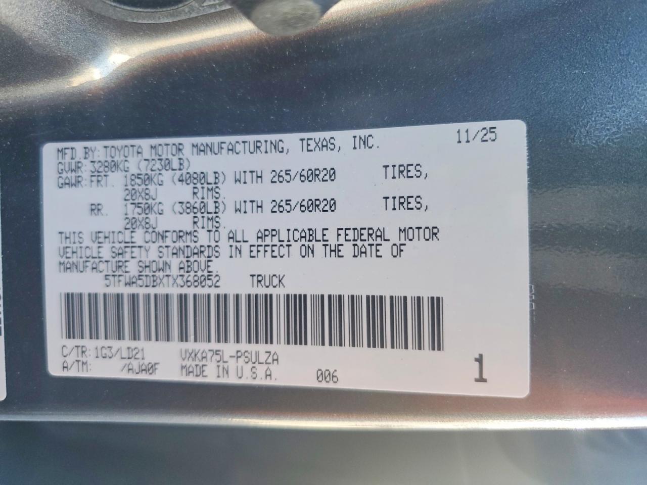 2026 TOYOTA TUNDRA