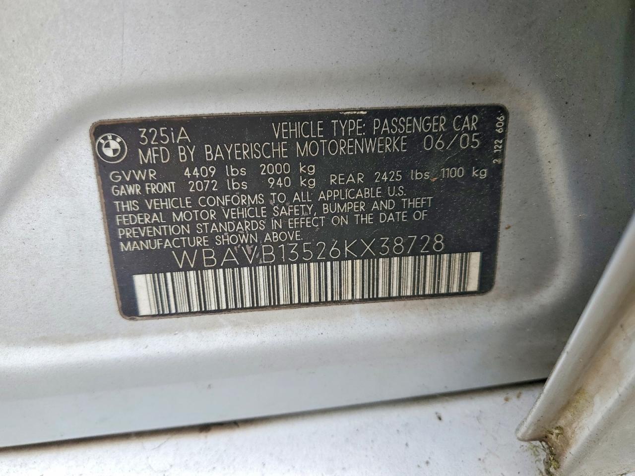 2006 BMW 3 SERIES