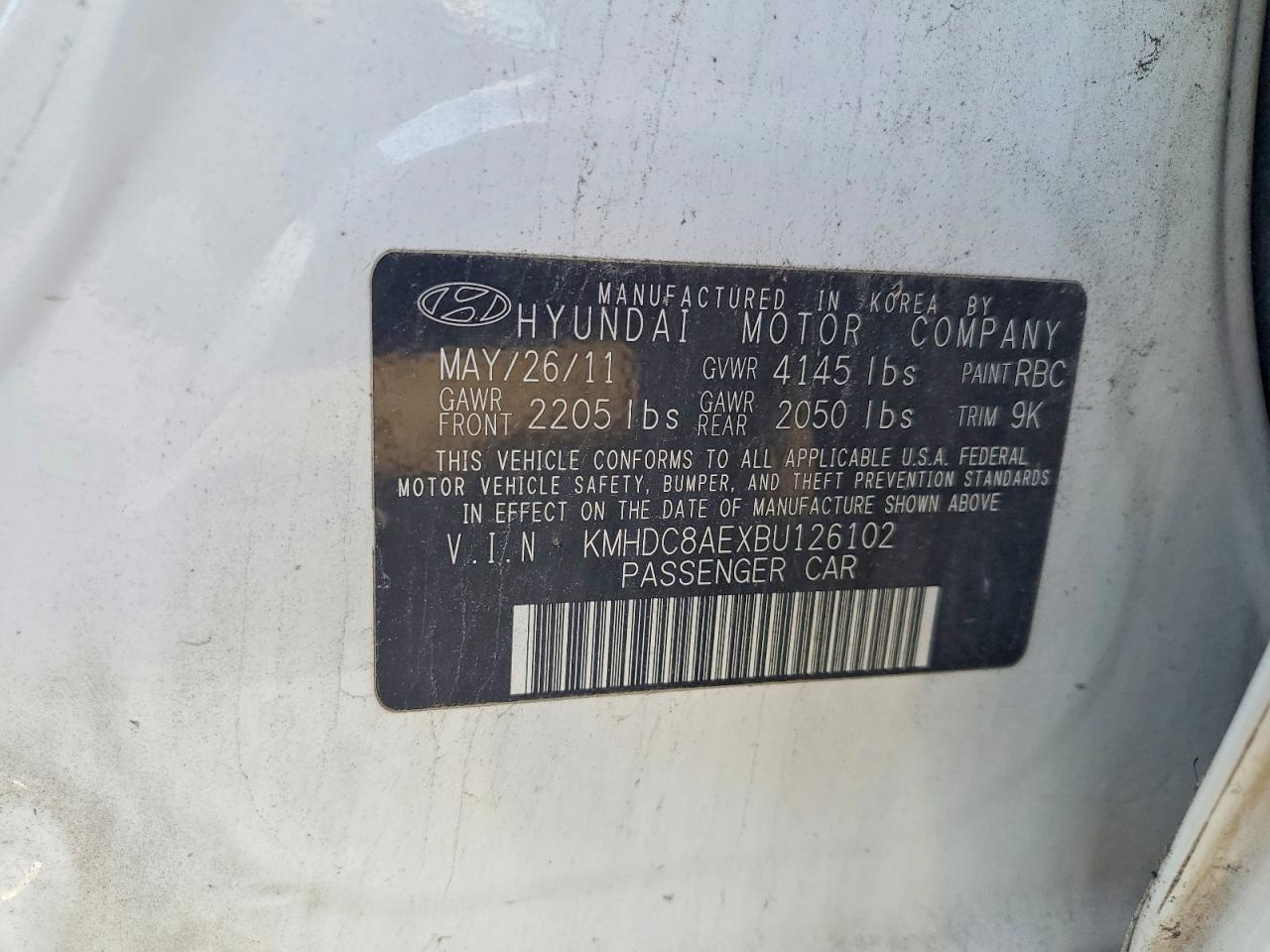 2011 HYUNDAI ELANTRA