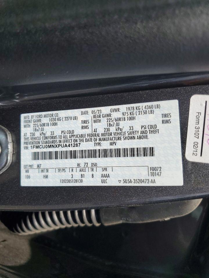 2023 FORD ESCAPE