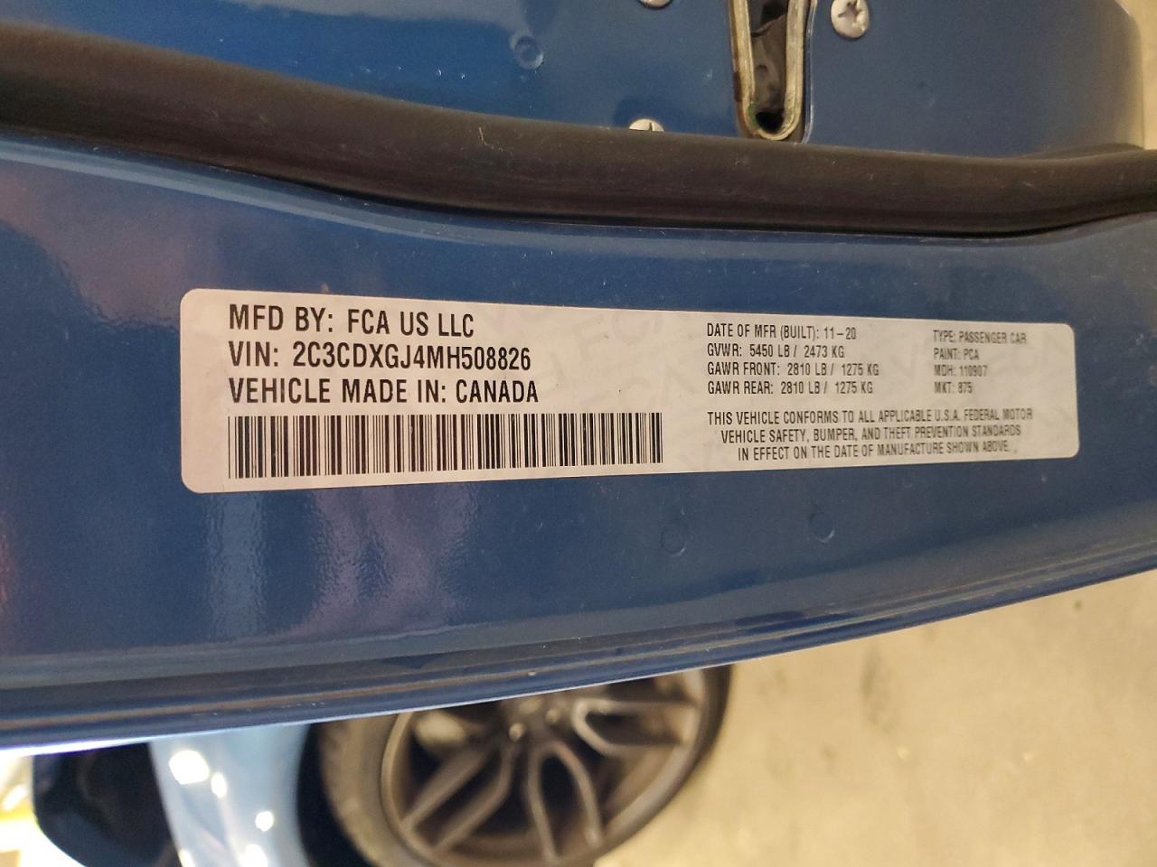 2021 DODGE CHARGER
