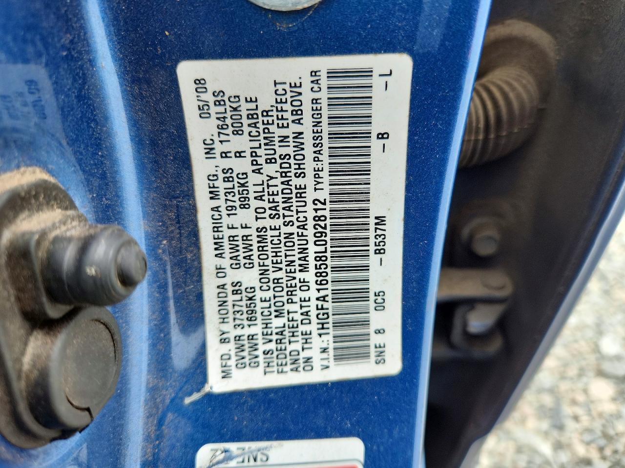 2008 HONDA CIVIC