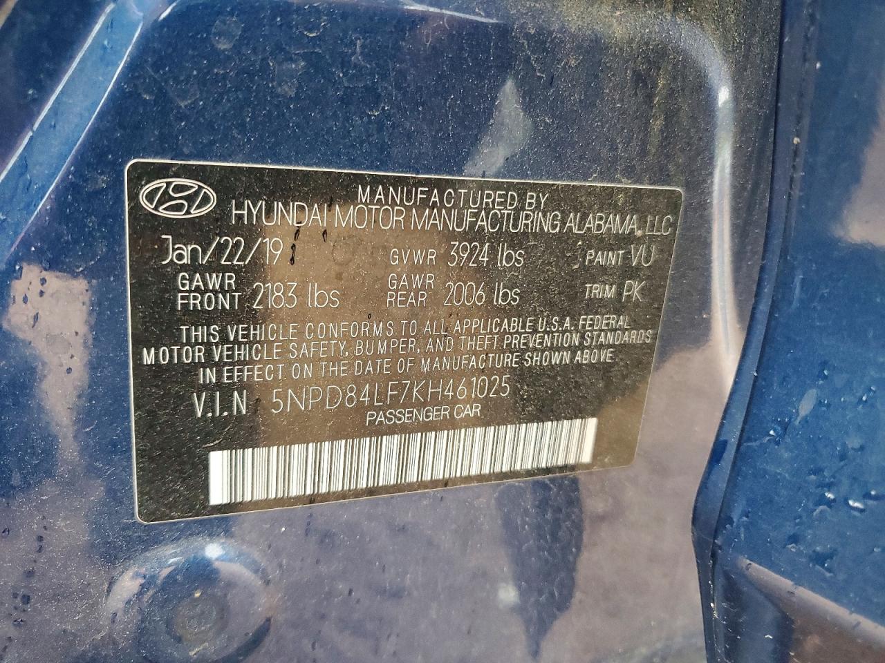 2019 HYUNDAI ELANTRA