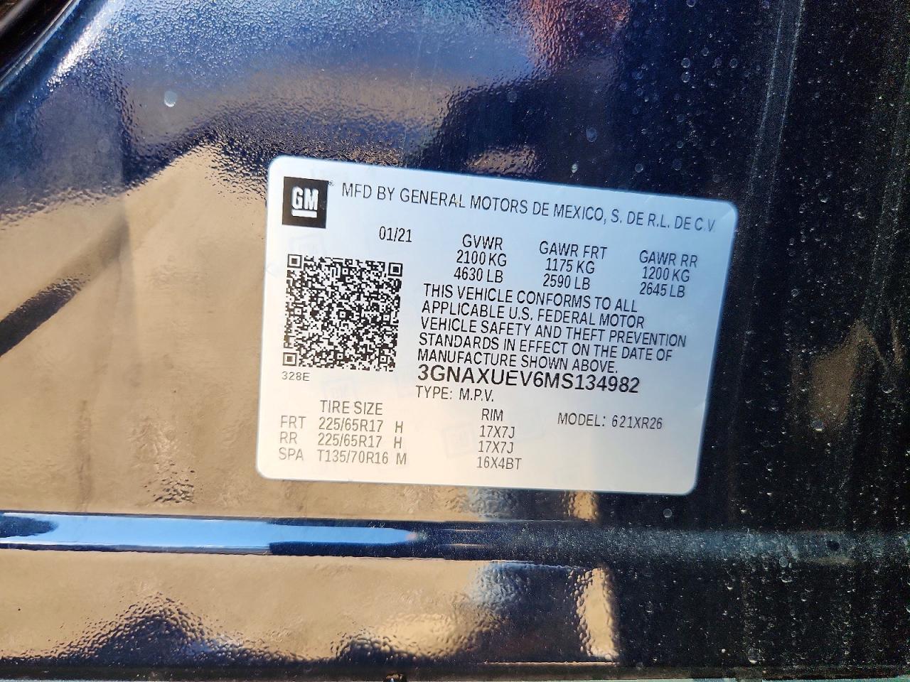 2021 CHEVROLET EQUINOX