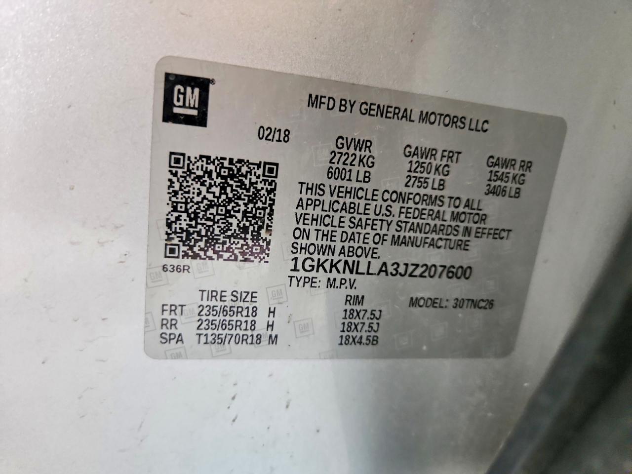 2018 GMC ACADIA