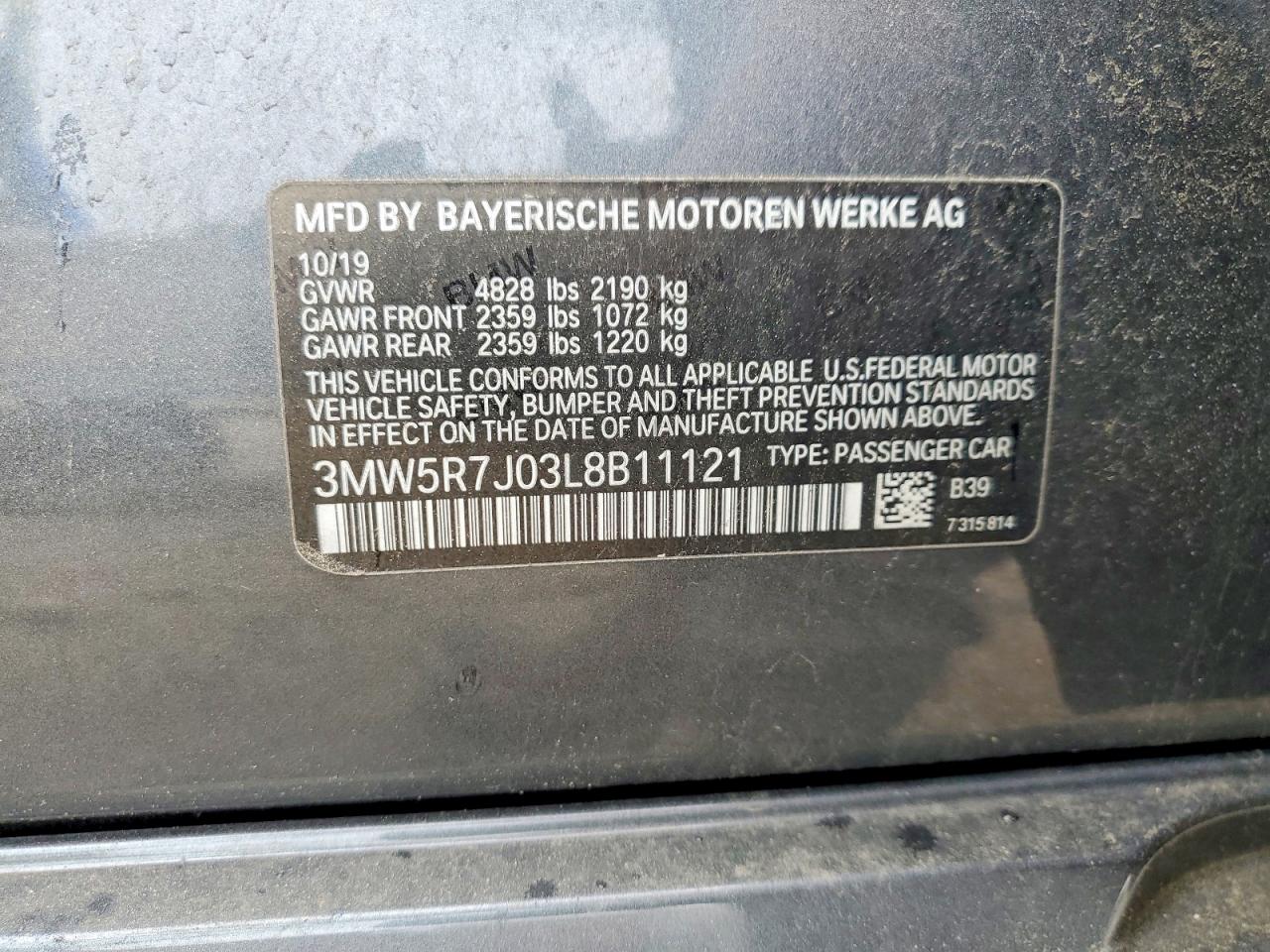 2020 BMW 3 SERIES