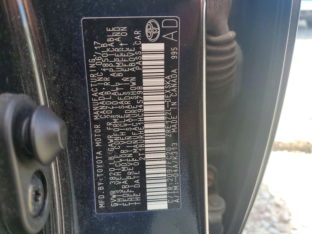 2017 TOYOTA COROLLA