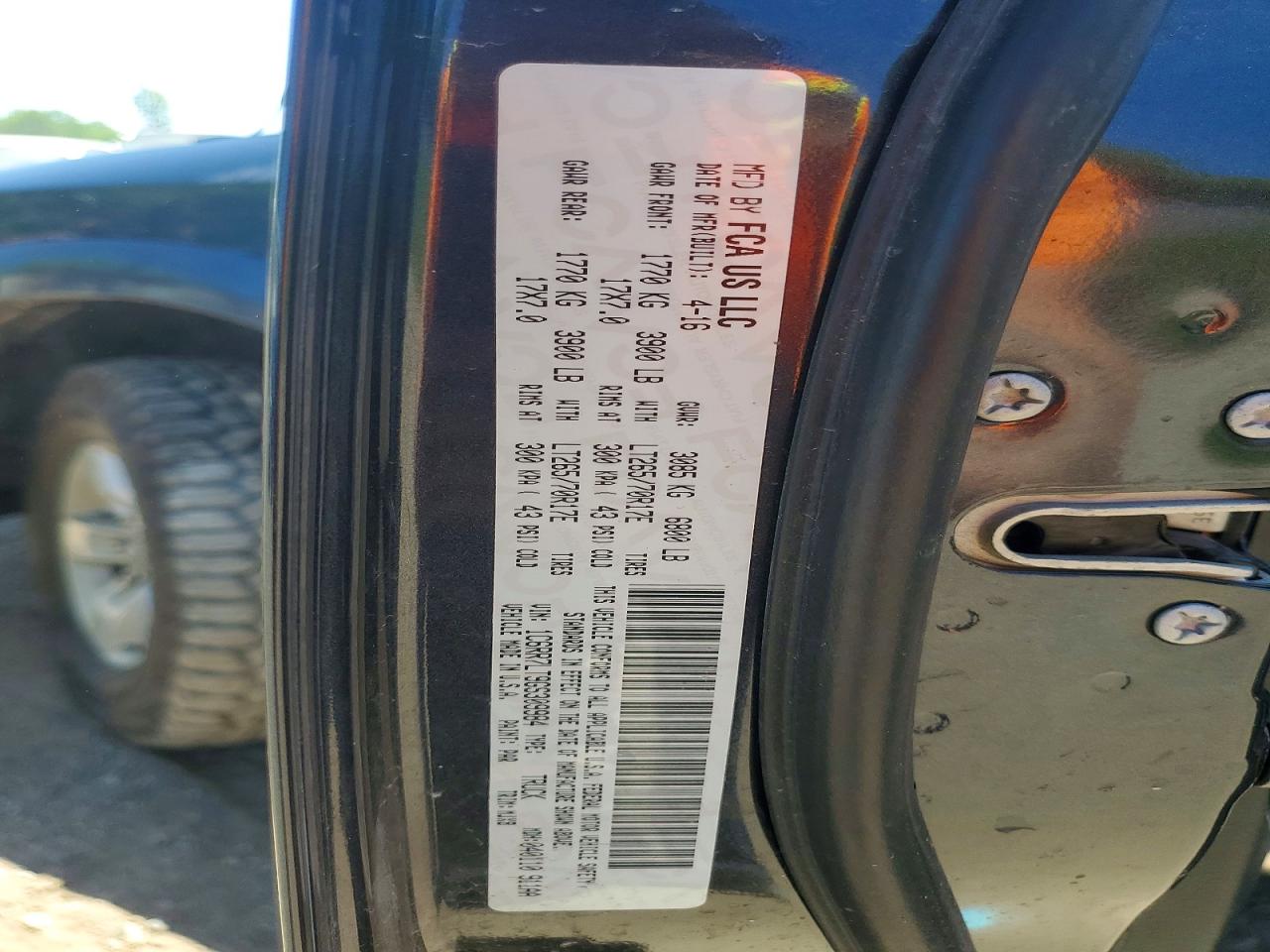 2016 RAM 1500