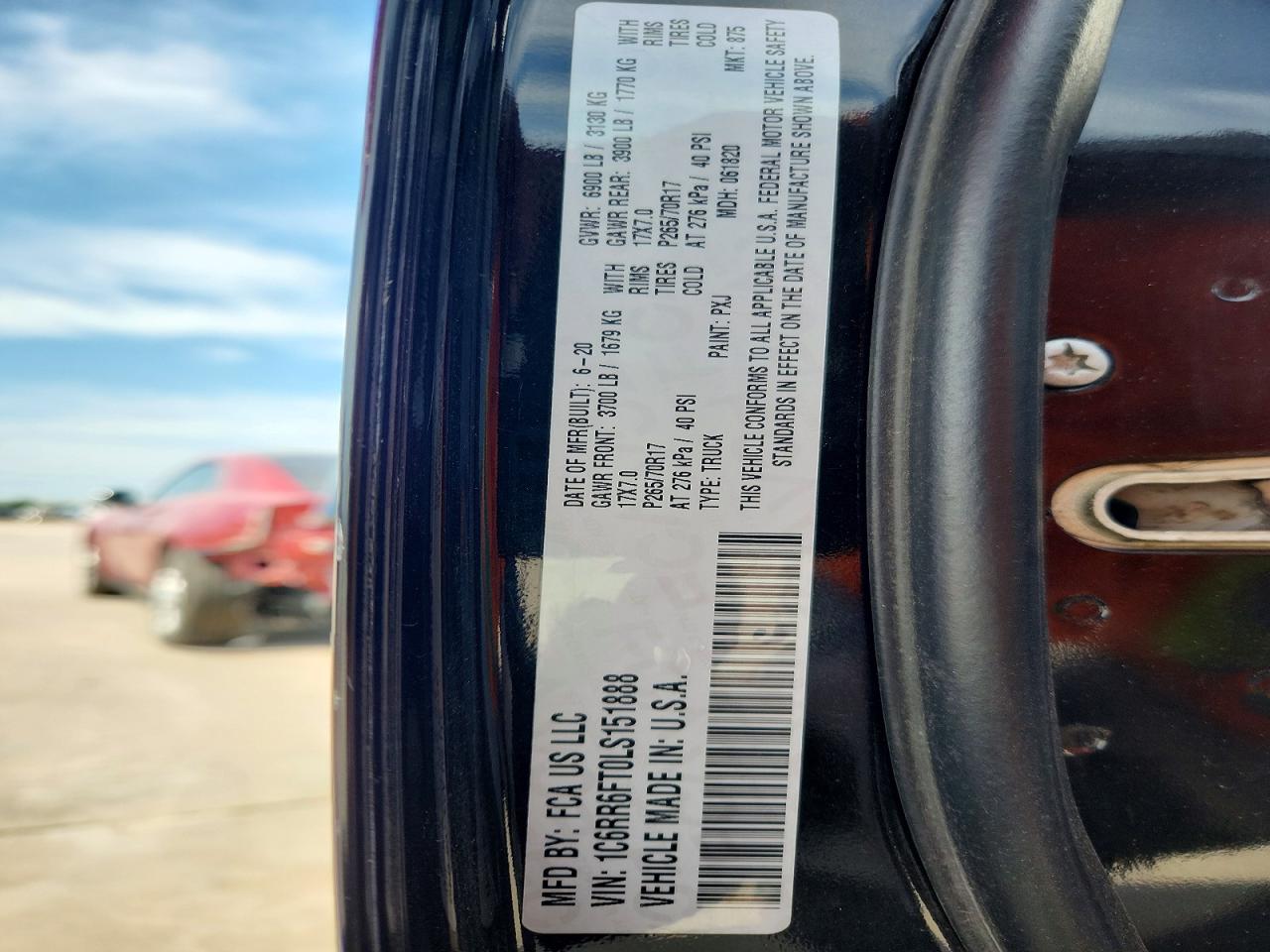 2020 RAM 1500