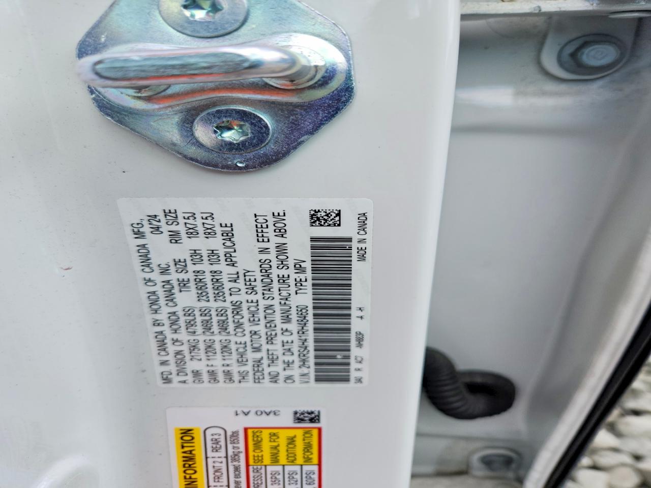2024 HONDA CRV