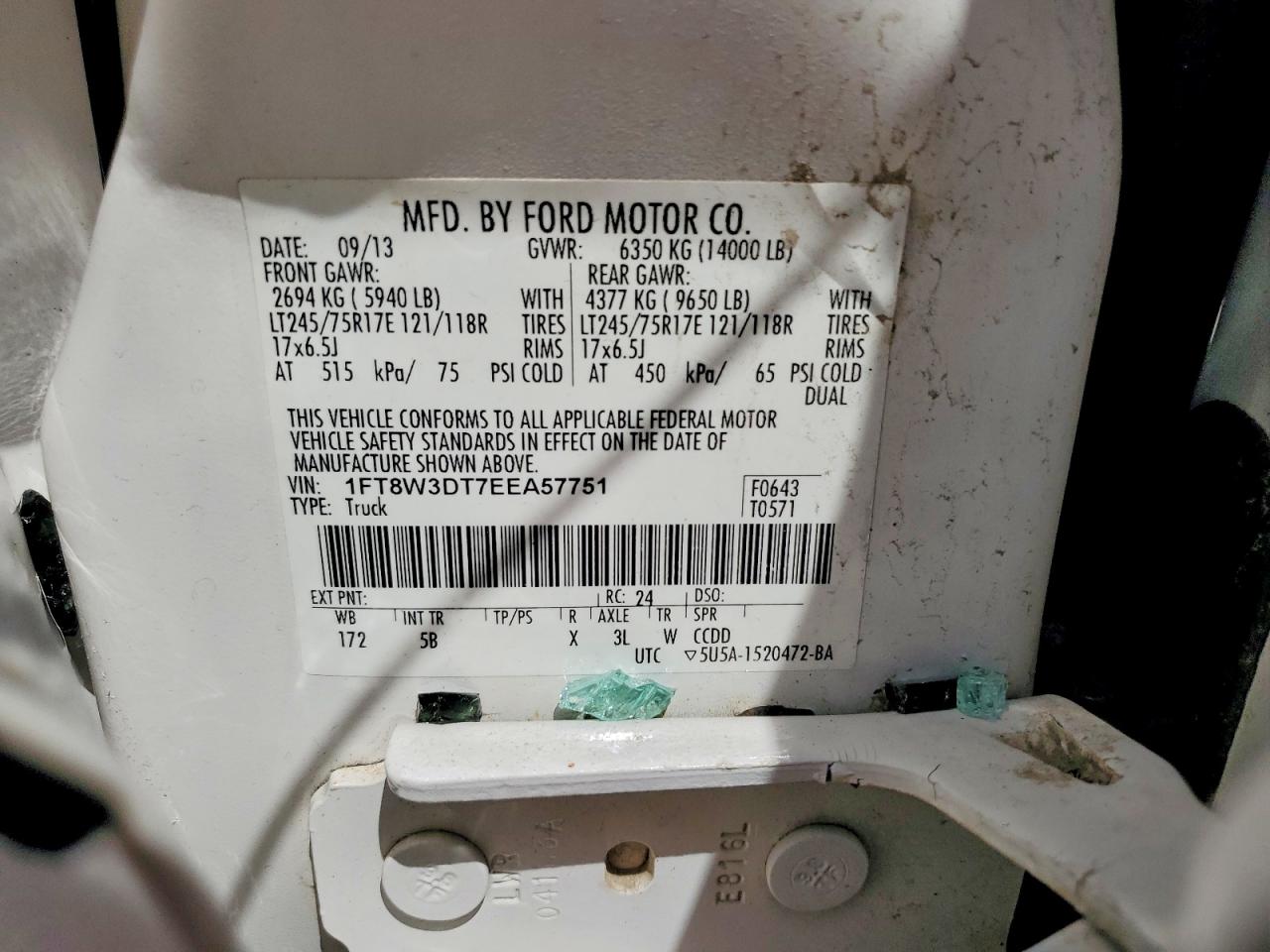 2014 FORD F350