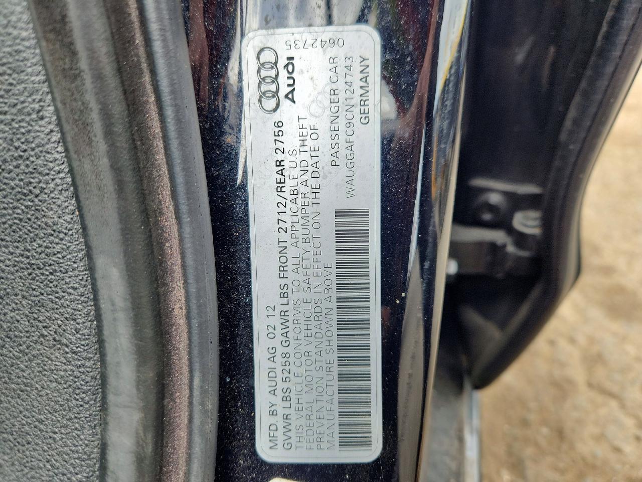 2012 AUDI A6