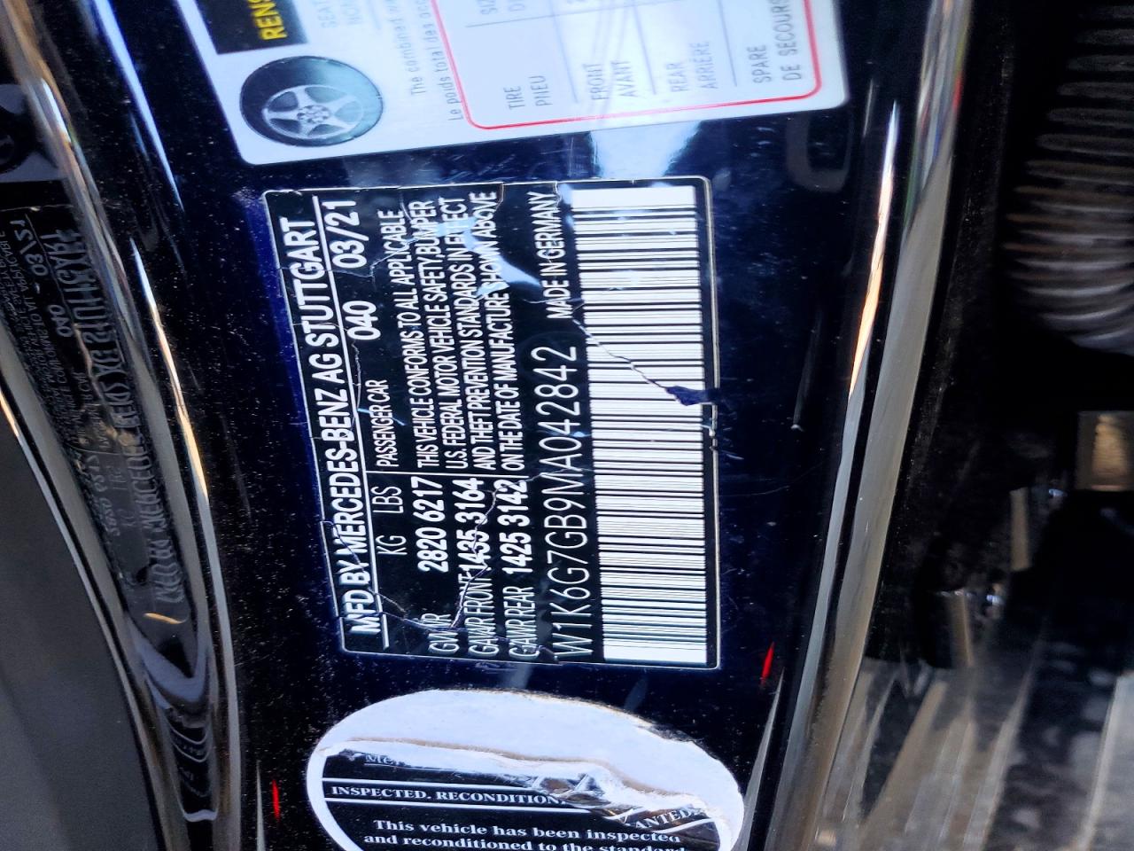2021 MERCEDES-BENZ S-CLASS