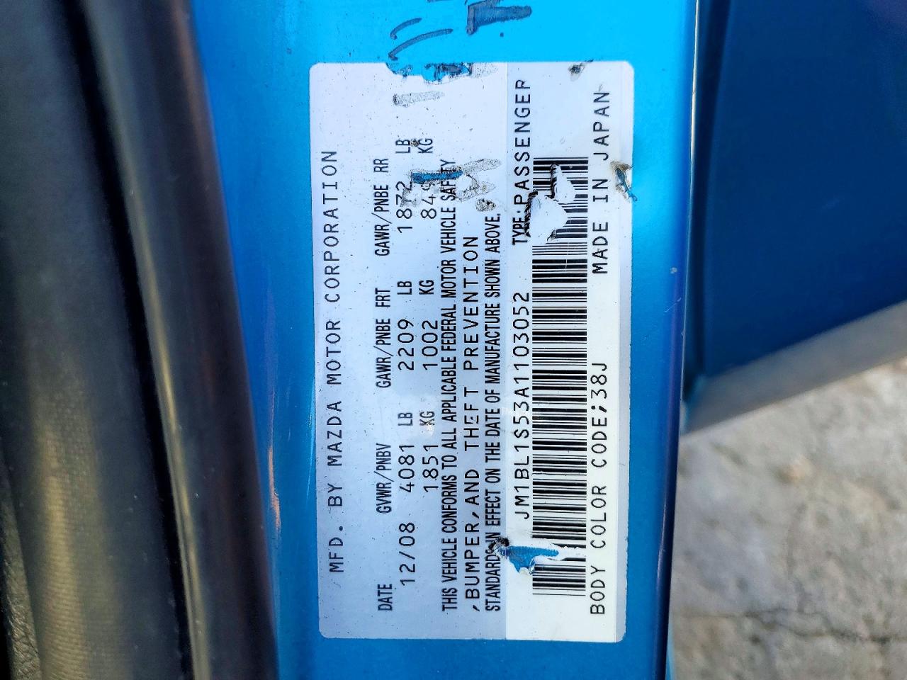 2010 MAZDA MAZDA3
