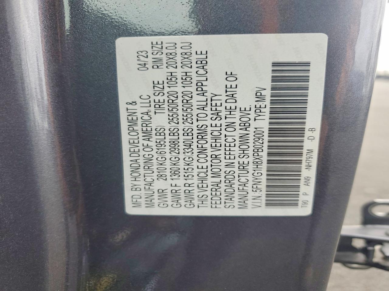 2023 HONDA PILOT