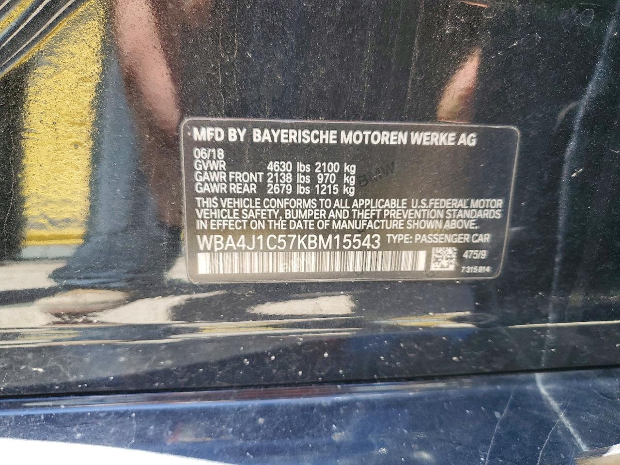 2019 BMW 4 SERIES