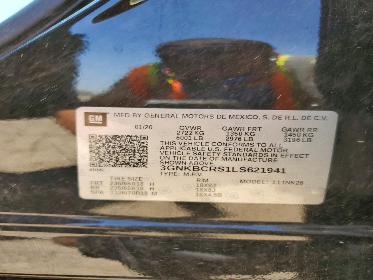 2020 CHEVROLET BLAZER