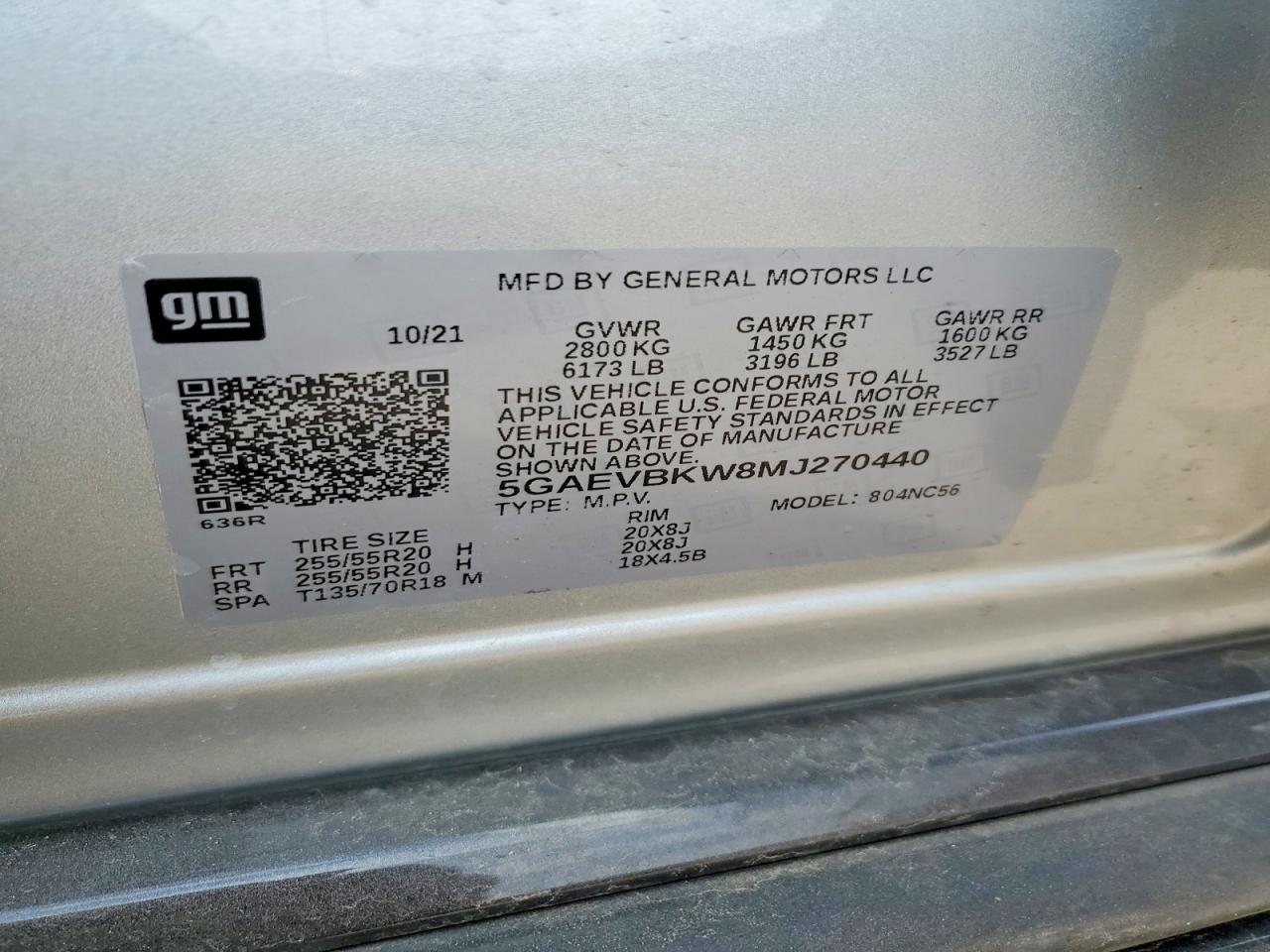2021 BUICK ENCLAVE