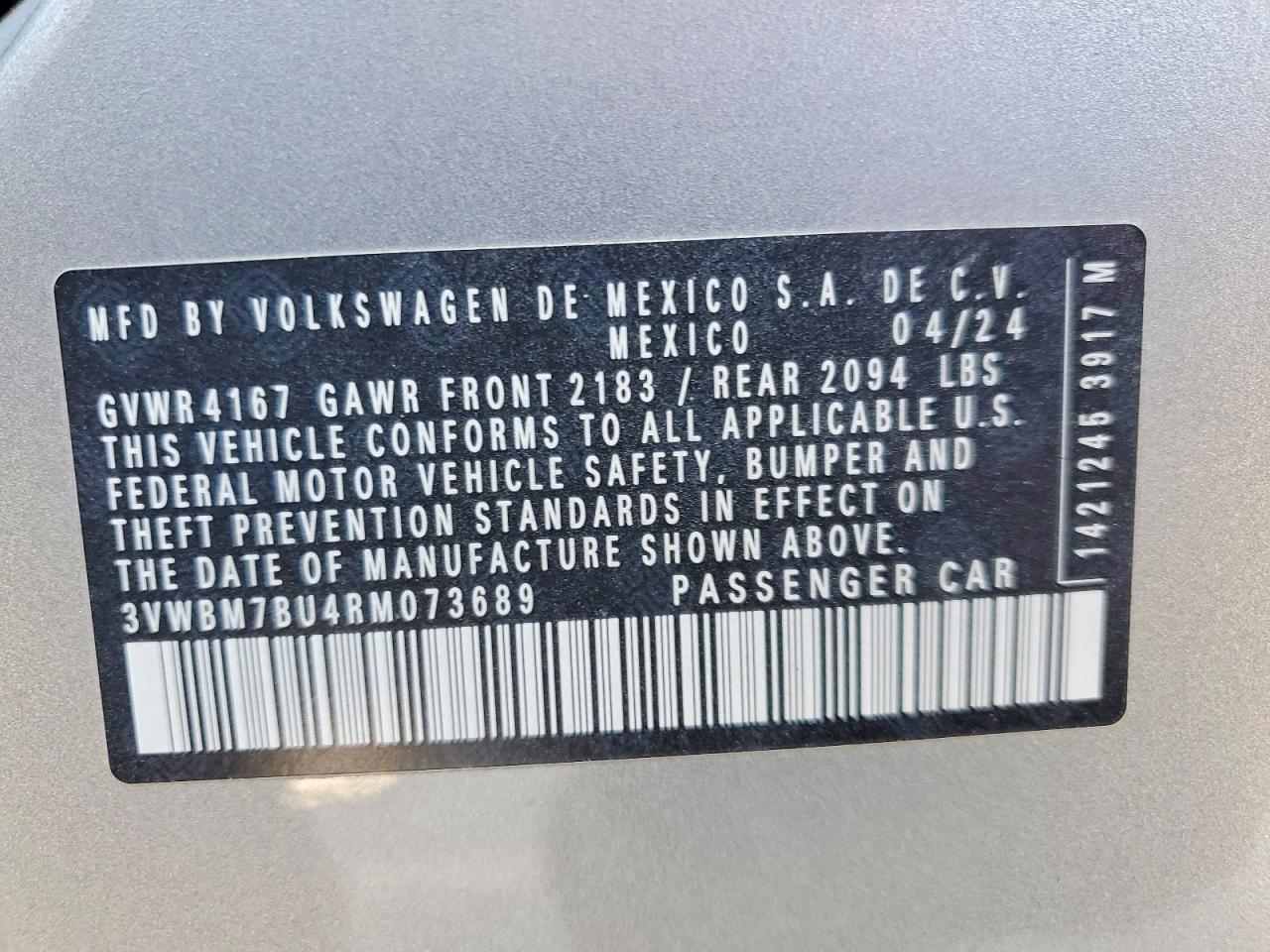 2024 VOLKSWAGEN JETTA