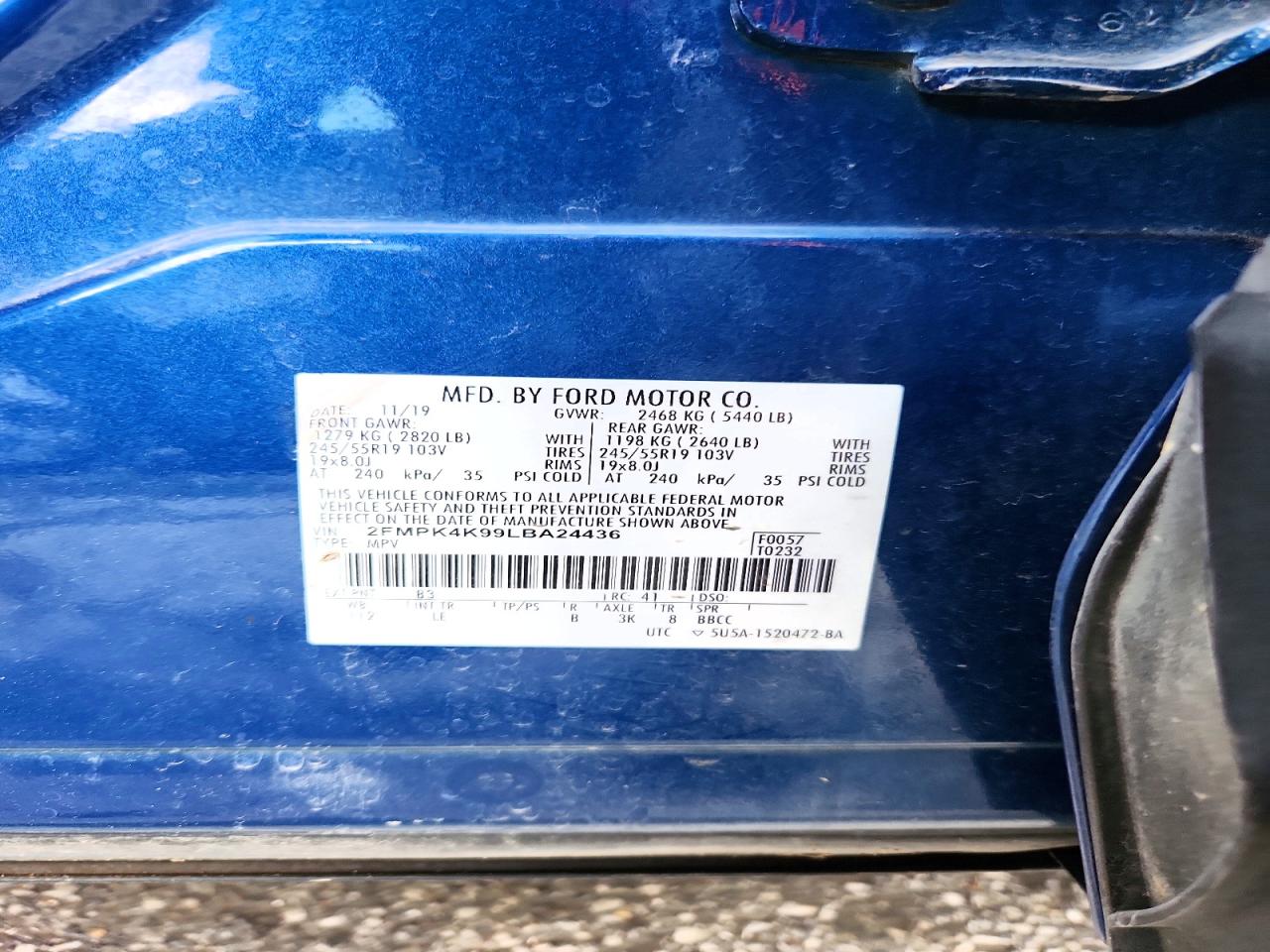 2020 FORD EDGE