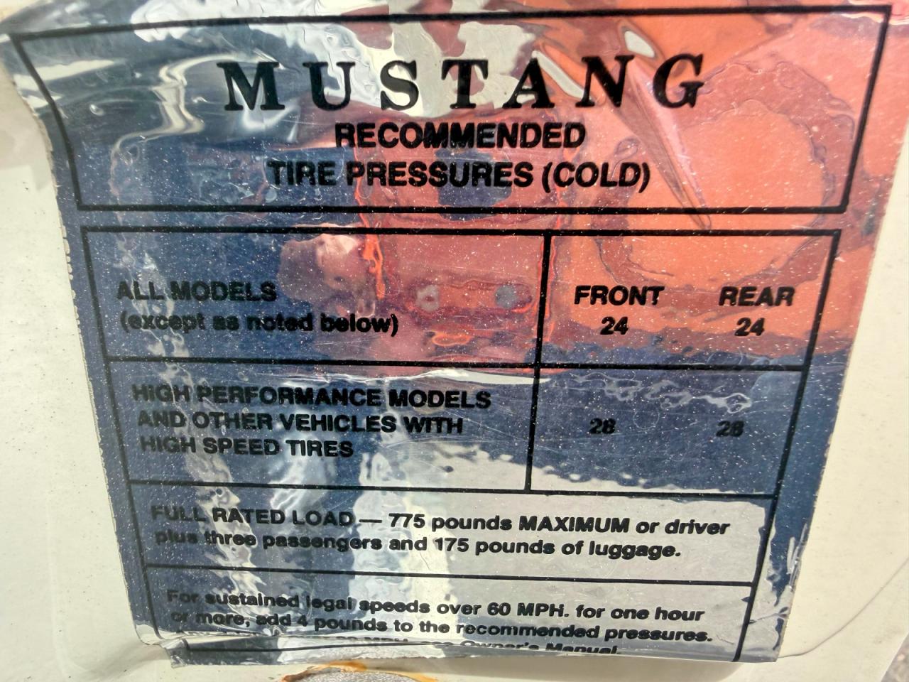 1966 FORD MUSTANG