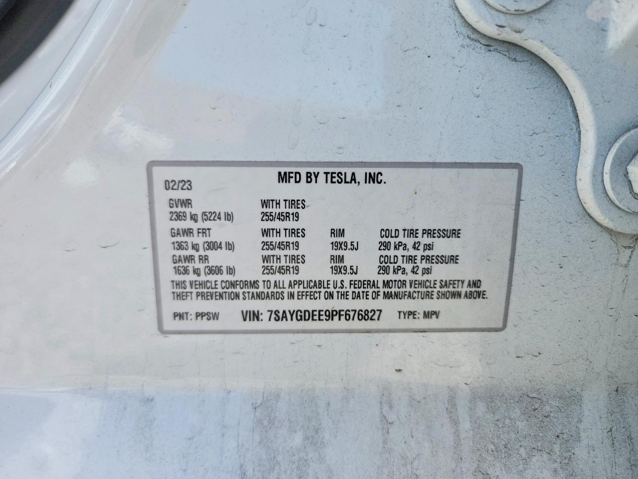 2023 TESLA MODEL Y