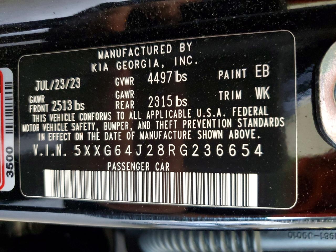 2024 KIA K5