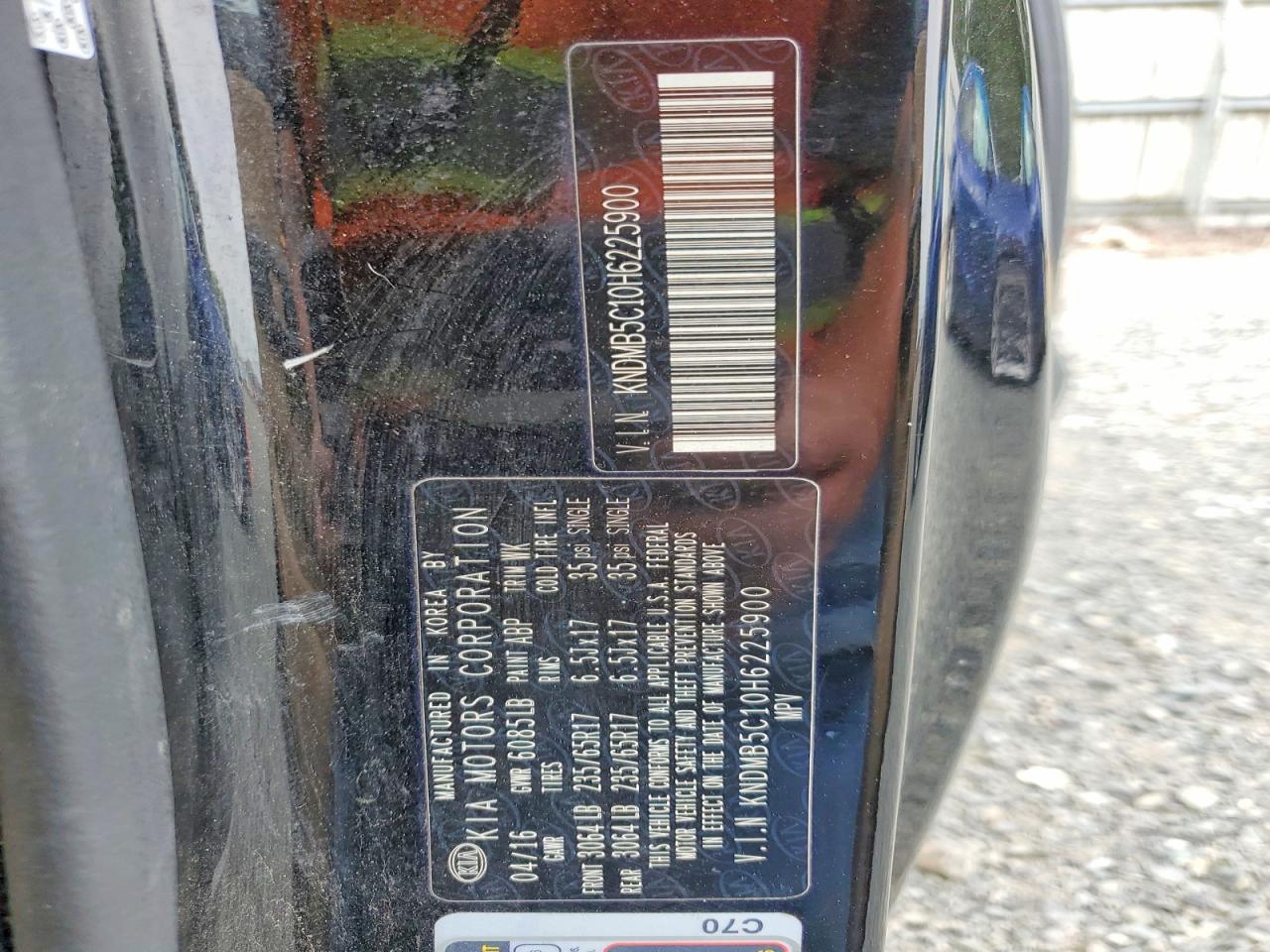 2017 KIA SEDONA